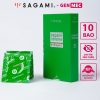 Bao cao su Sagami Type E Green Box hộp 10 cái